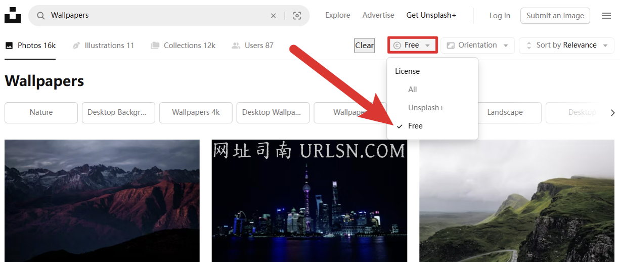 Unsplash 图片